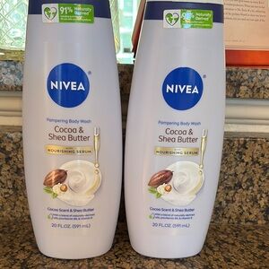 Nivea Cocoa & Shea Butter Body Wash Bundle - 20 fl oz